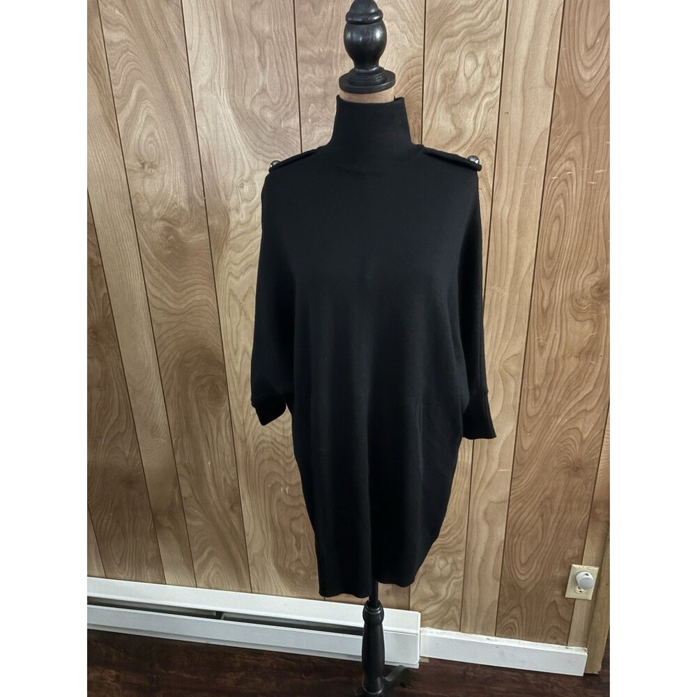 Tory Burch Women’s Black Sweater Dress Size XS‎ Flawed See Pictures